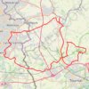 Itinéraire 14 mai (Mt Saint Aubert + escaut), distance, dénivelé, altitude, carte, profil, trace GPS