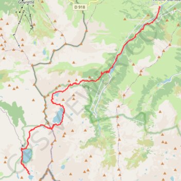 Itinéraire Du refuge d'Arrémoulit à Arrens-Marsous, distance, dénivelé, altitude, carte, profil, trace GPS