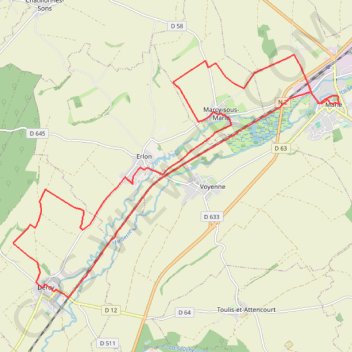Itinéraire Vallées et vallons entre Serre et Vilpion, distance, dénivelé, altitude, carte, profil, trace GPS