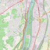 Itinéraire Pierre Bénite (69), distance, dénivelé, altitude, carte, profil, trace GPS