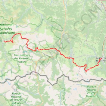 Itinéraire GR 10 : Traversée des Pyrénées, distance, dénivelé, altitude, carte, profil, trace GPS