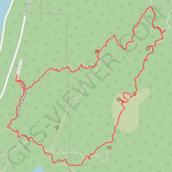 Itinéraire Boucle du Sentier de la Montagne Verte, distance, dénivelé, altitude, carte, profil, trace GPS