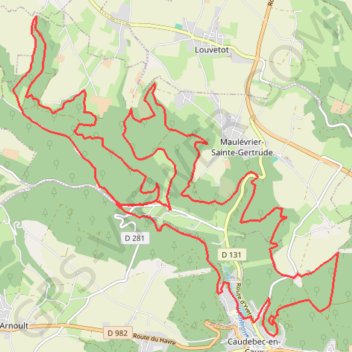 Itinéraire Rando à Sainte Gertrude, distance, dénivelé, altitude, carte, profil, trace GPS