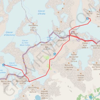 Itinéraire Singla-Nacamuli-Brulé-Bouquetins, distance, dénivelé, altitude, carte, profil, trace GPS
