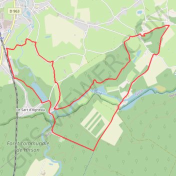 Itinéraire Les Forges, distance, dénivelé, altitude, carte, profil, trace GPS