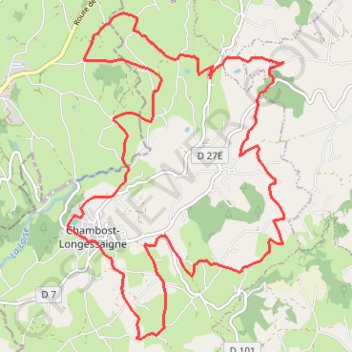 Itinéraire La chapelle du Mortier, distance, dénivelé, altitude, carte, profil, trace GPS