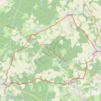 Itinéraire Charentilly, distance, dénivelé, altitude, carte, profil, trace GPS