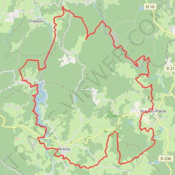 Itinéraire Immersion nature dans le Morvan (vadrouilles.fr v2), distance, dénivelé, altitude, carte, profil, trace GPS