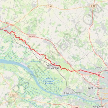 Itinéraire Mon parcours, distance, dénivelé, altitude, carte, profil, trace GPS