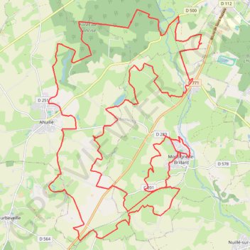 Itinéraire La Montignéenne - Montigné le Brillant, distance, dénivelé, altitude, carte, profil, trace GPS