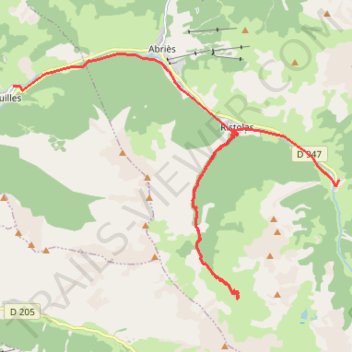 Itinéraire J4 Lac Lacroix, distance, dénivelé, altitude, carte, profil, trace GPS