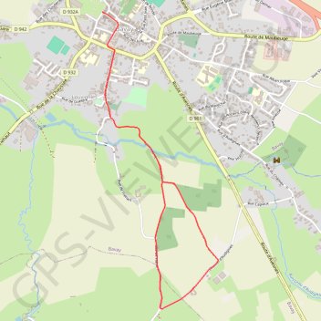 Itinéraire Sentier des Sources - Bavay, distance, dénivelé, altitude, carte, profil, trace GPS