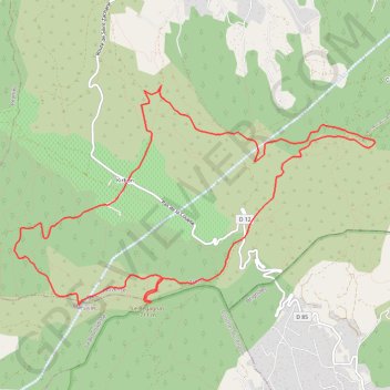 Itinéraire Crête du Régagnas, distance, dénivelé, altitude, carte, profil, trace GPS