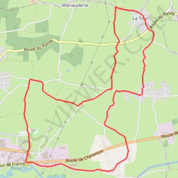 Itinéraire La tour Malakoff, distance, dénivelé, altitude, carte, profil, trace GPS