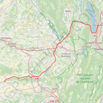 Itinéraire Beeline Etape 1, distance, dénivelé, altitude, carte, profil, trace GPS