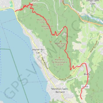 Itinéraire Position 1 to Position 1351, distance, dénivelé, altitude, carte, profil, trace GPS