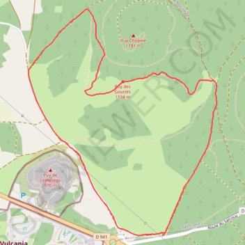 Itinéraire ITI0002, distance, dénivelé, altitude, carte, profil, trace GPS
