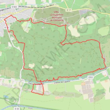 Itinéraire De Fontvieille au Vallon des Arcs, distance, dénivelé, altitude, carte, profil, trace GPS