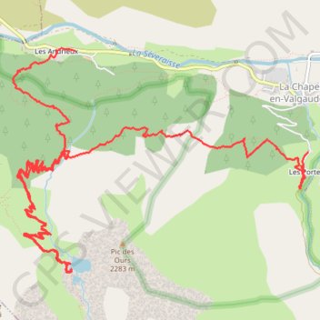 Itinéraire Lac du Petarel, distance, dénivelé, altitude, carte, profil, trace GPS