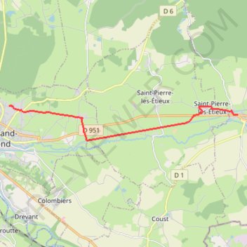 Itinéraire Charenton-du-Cher (18210), Cher, Centre-Val de Loire, France - 45 Rue Jean Moulin (Saint-Amand-Montrond), distance, dénivelé, altitude, carte, profil, trace GPS