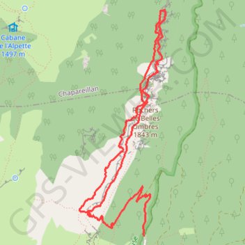 Itinéraire Les Belles Ombres - Sangle et Rochers - Sainte-Marie-du-Mont, distance, dénivelé, altitude, carte, profil, trace GPS