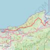 Itinéraire Hendaye à San Sebastian, distance, dénivelé, altitude, carte, profil, trace GPS