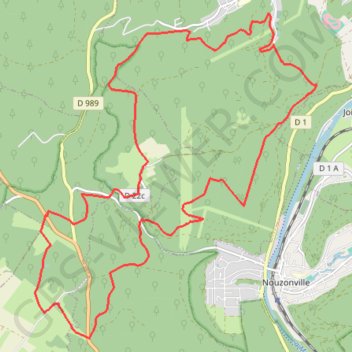 Itinéraire De Sorel à Bogny, distance, dénivelé, altitude, carte, profil, trace GPS