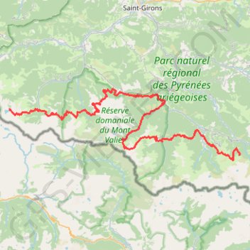 Itinéraire GR10 De l'Etang d'Araing à l'Etang de Guzet (Ariège), distance, dénivelé, altitude, carte, profil, trace GPS