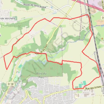 Itinéraire Le Val de Saône - Montanay, distance, dénivelé, altitude, carte, profil, trace GPS