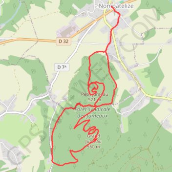 Itinéraire Massif des Jumeaux, distance, dénivelé, altitude, carte, profil, trace GPS