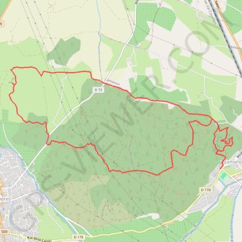 Itinéraire Grottes de Cales - Eyguieres, distance, dénivelé, altitude, carte, profil, trace GPS