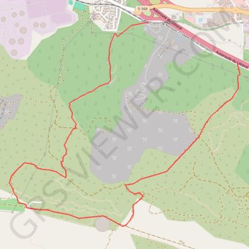 Itinéraire Le bois de Châteauneuf à la Mède, distance, dénivelé, altitude, carte, profil, trace GPS