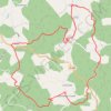 Itinéraire Pontcirq, distance, dénivelé, altitude, carte, profil, trace GPS