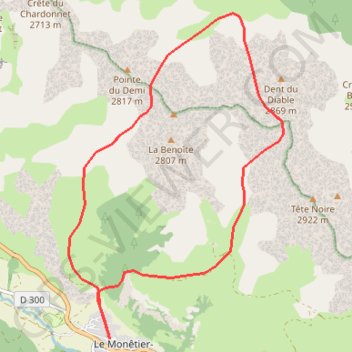 Itinéraire Crête de la Grande Manche, distance, dénivelé, altitude, carte, profil, trace GPS