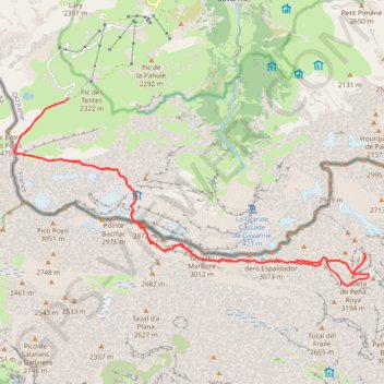 Itinéraire cylindre marbore-2022-09-06, distance, dénivelé, altitude, carte, profil, trace GPS