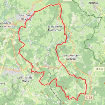 Itinéraire Garne_35_LAllier-15935232, distance, dénivelé, altitude, carte, profil, trace GPS