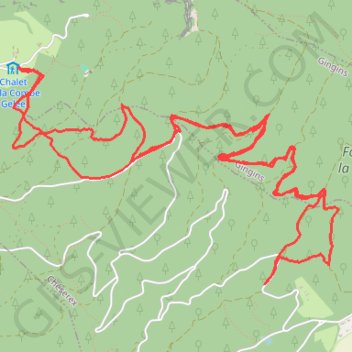 Itinéraire La Barillette - ski de rando, distance, dénivelé, altitude, carte, profil, trace GPS