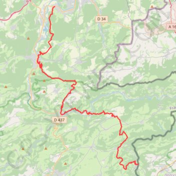 Itinéraire GTJ JRe Etape 1-6550041, distance, dénivelé, altitude, carte, profil, trace GPS