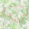 Itinéraire Rando en Corrèze, distance, dénivelé, altitude, carte, profil, trace GPS