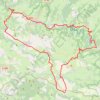 Itinéraire Les plus beaux villages de France en Aveyron, distance, dénivelé, altitude, carte, profil, trace GPS