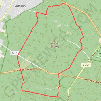 Itinéraire Fontainebleau Epine, distance, dénivelé, altitude, carte, profil, trace GPS