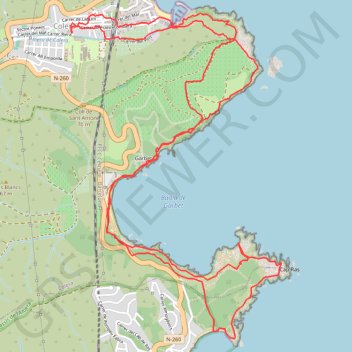 Itinéraire Camí de Ronda Colera- Cap de Ras, 1- Abril- 2018, distance, dénivelé, altitude, carte, profil, trace GPS