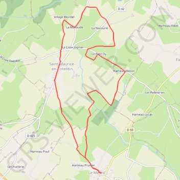 Itinéraire Circuit des Bouilleurs de cru, distance, dénivelé, altitude, carte, profil, trace GPS