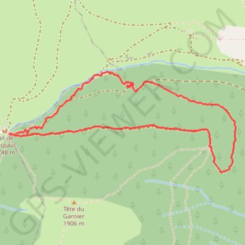 Itinéraire Tour du Bois du Garnier, distance, dénivelé, altitude, carte, profil, trace GPS