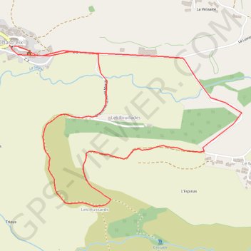 Itinéraire Sancy - La Rouillade - Secteur Chastreix, distance, dénivelé, altitude, carte, profil, trace GPS