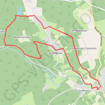 Itinéraire Randonnée Lire et Dire, distance, dénivelé, altitude, carte, profil, trace GPS