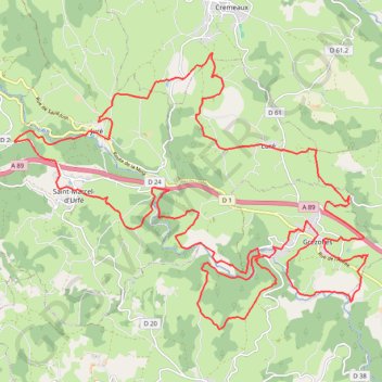 Itinéraire Au fil de l'Aix - Grézolles, distance, dénivelé, altitude, carte, profil, trace GPS