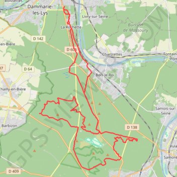 Itinéraire sortie-decathlon-n-2, distance, dénivelé, altitude, carte, profil, trace GPS