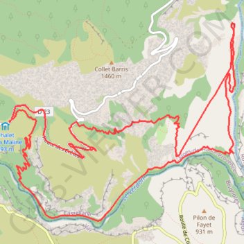 Itinéraire Verdon - La Maline - Brèche Imbert - Tunnel de Guègues - Puy d'Echarme, distance, dénivelé, altitude, carte, profil, trace GPS