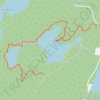Itinéraire Sentiers du Lac en Cœur, distance, dénivelé, altitude, carte, profil, trace GPS